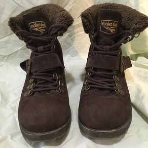Rocket dog lace up boots